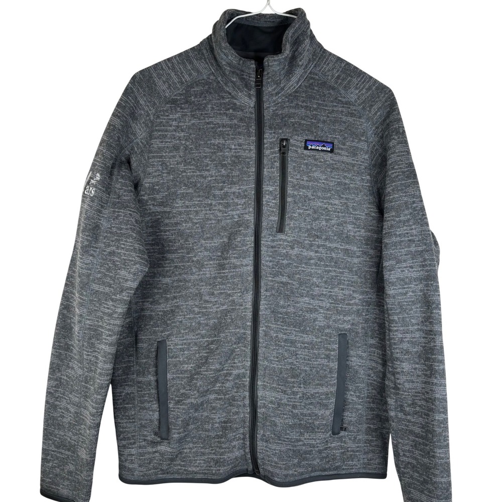 Patagonia Better Sweater Jacket Mens Medium Gray Polyester Full Zip 25528 FA19